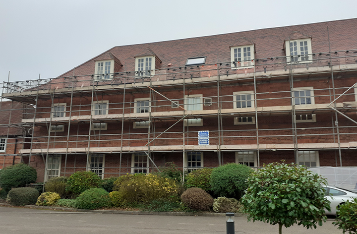 bradfield college re-roofing december 2021