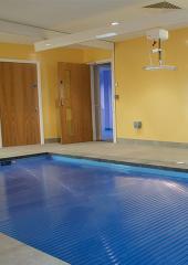 Completion of the hydrotherapy pool